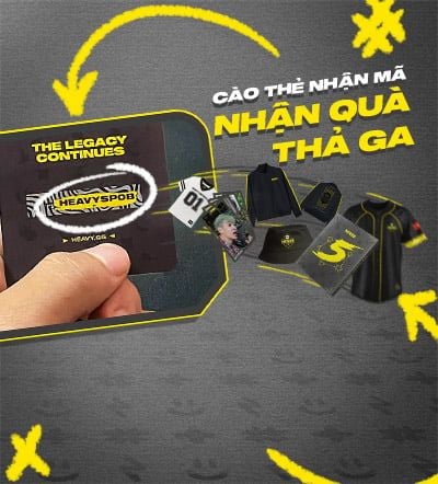  Bộ Thẻ sưu tập HEAVY Legacy Card kỷ niệm 5 năm - Hình ảnh độc quyền, in sắc nét, không bong tróc 