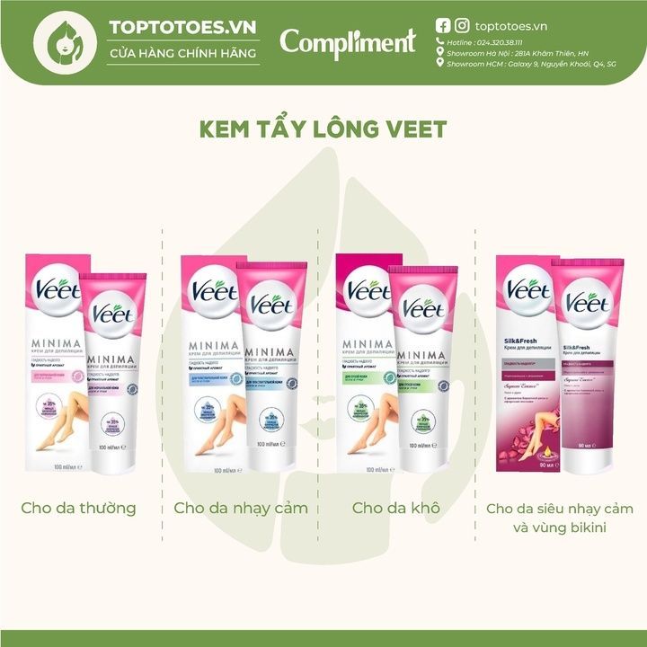 Kem tẩy lông Veet