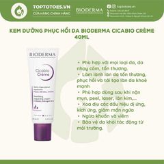 Kem dưỡng Bioderma Cicabio Creme 40ml