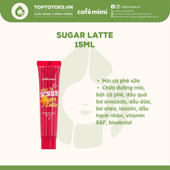 Tẩy da chết môi Sugar Lip Scrub Cafe Mimi