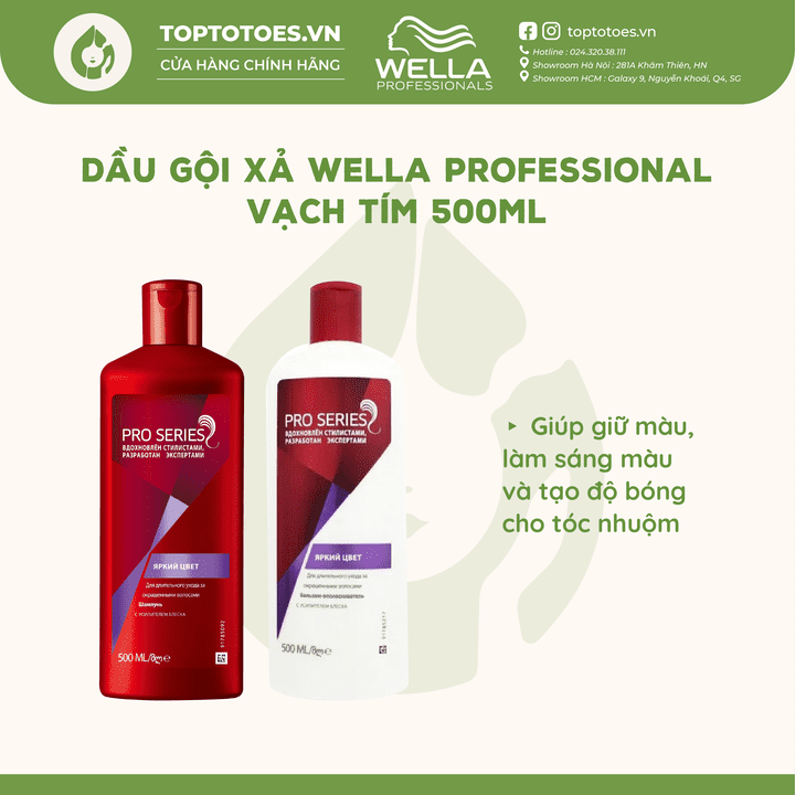 Gội xả Wella Professional