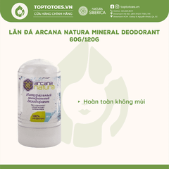 Lăn đá khử mùi Arcana Natura (Không mùi)