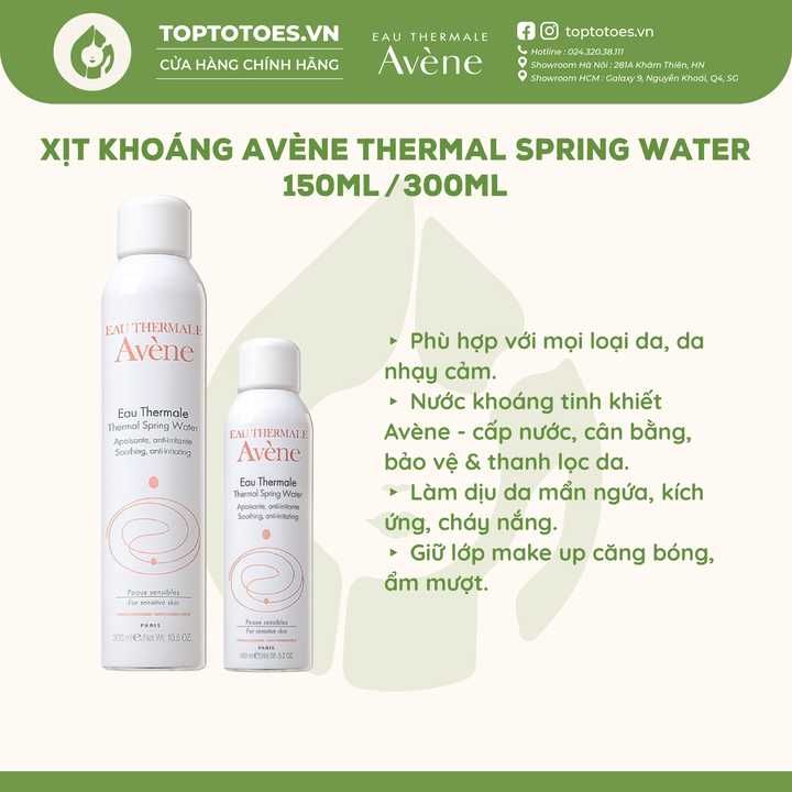 Xịt khoáng Avene Thermal Spring Water