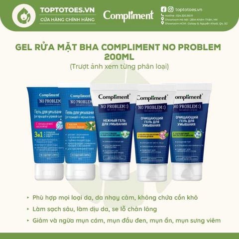 Gel rửa mặt Compliment No Problem