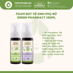 Dung dịch vệ sinh phụ nữ dạng foam Green Pharmacy 370ml