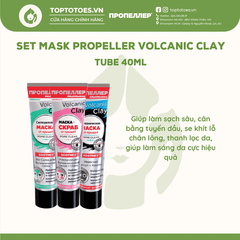 Multi- masking set mask Propeller volcanic clay