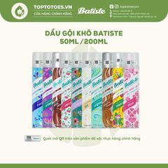 Dầu gội khô Batiste Dry Shampoo - Floral & Flirty Blush 50ml