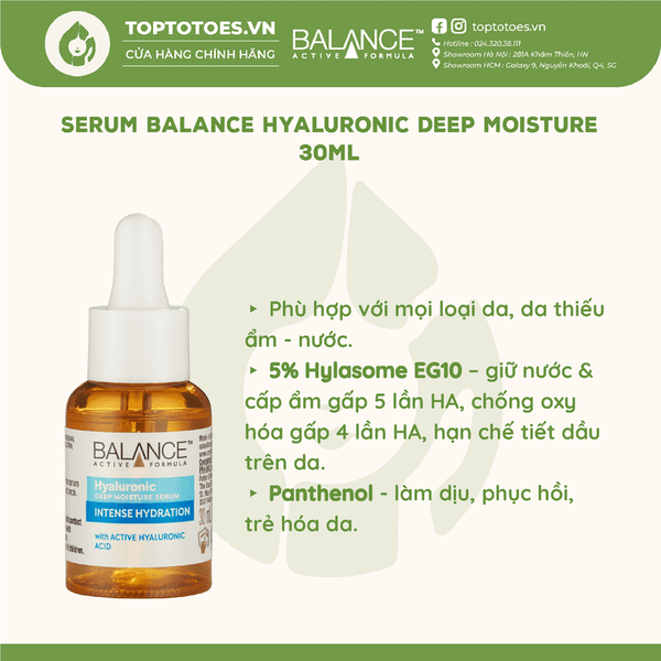 Serum Balance Hyaluronic Deep Moisture 30ml