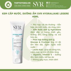 Kem dưỡng SVR Hydraliane Legere 40ml