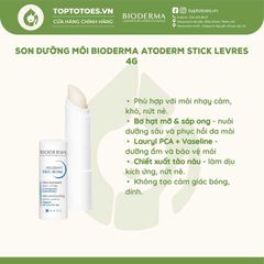 Son dưỡng môi Bioderma Atoderm Stick Levres 4g