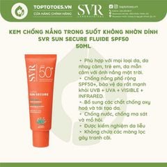 Kem chống nắng SVR Sun Secure Fluide SPF50+ 50ml