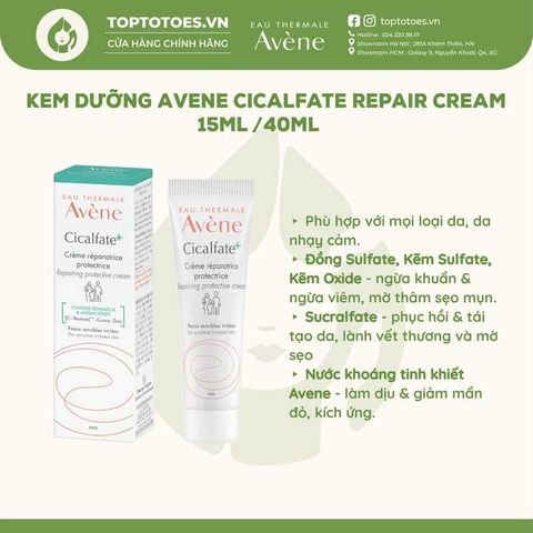 Kem dưỡng Avene Cicalfate+ Repair Cream