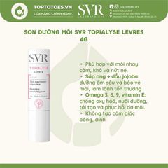 Son dưỡng môi SVR Topialyse Levres 4g