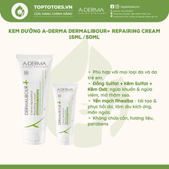 Kem dưỡng A-derma Dermalibour+ Repairing Cream