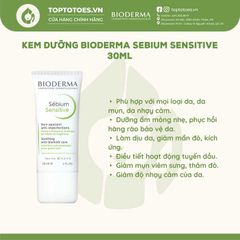 Kem dưỡng Bioderma Sebium Sensitive 30ml