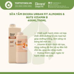 Sữa tắm Dicora Urban Fit Shower Gel