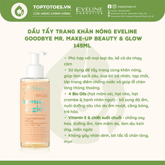 Dầu tẩy trang Eveline Beauty & glow Goodbye Mr.Make-up! 145ml