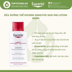 Sữa dưỡng thể Eucerin pH5 Lotion 250ml