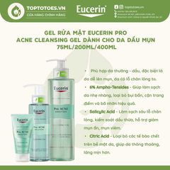 Gel rửa mặt Eucerin Pro Acne Cleansing Gel