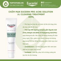 Chấm mụn Eucerin A.I Clearing Treatment 40ml