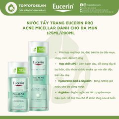 Nước tẩy trang Eucerin Pro Acne Micellar Water