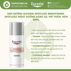 Kem Dưỡng Eucerin Spotless Brightening Night Cream 50ml