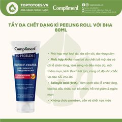 Tẩy da chết Compliment No Problem với BHA