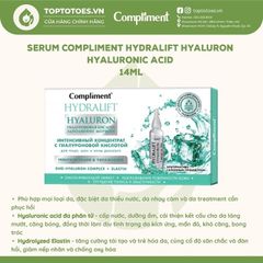 Serum Compliment Hydralift Hyaluron Hyaluronic Acid 7 ống x 2ml