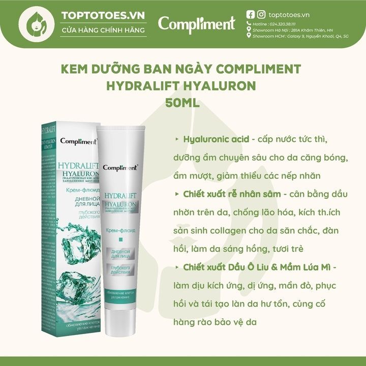 Kem dưỡng ẩm Compliment Hydralift Hyaluron 50ml