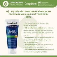 Mặt nạ đất sét Compliment No Problem Face Mask 80ml