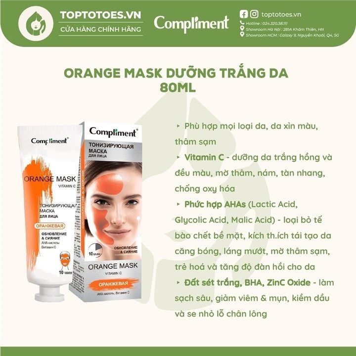 Mặt nạ đất sét Compliment 80ml
