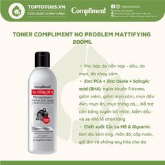 Toner Compliment No Problem - Mattifying 200ml