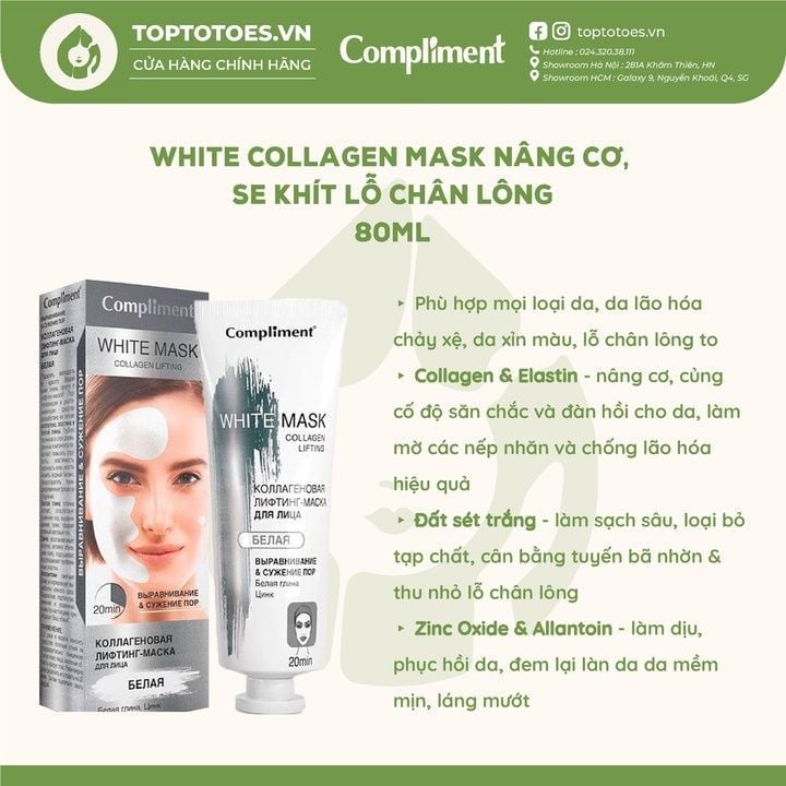 Mặt nạ đất sét Compliment 80ml