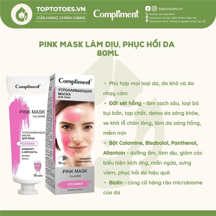 Mặt nạ đất sét Compliment 80ml