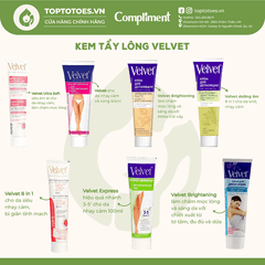 Kem tẩy lông Velvet