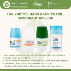 Lăn khử mùi hằng ngày Etiaxil Deodorant Roll-On 40ml/50ml