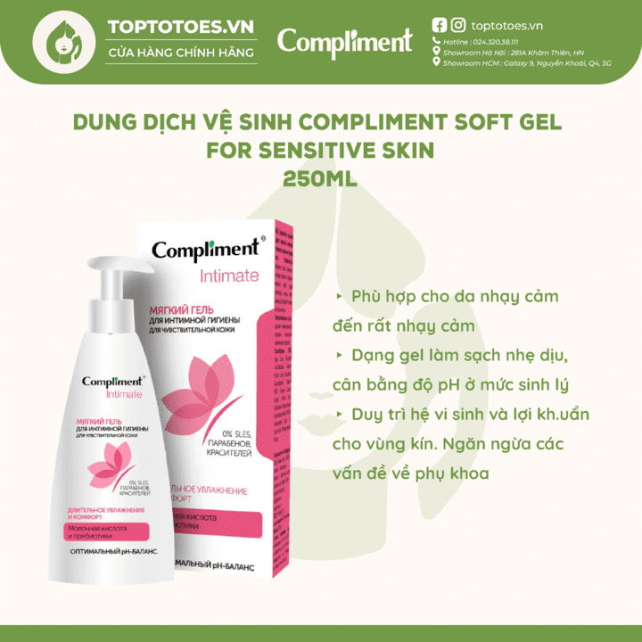 Dung dịch vệ sinh Compliment Intimate