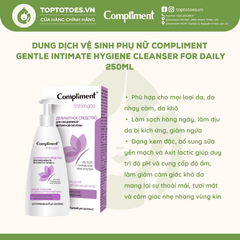 Dung dịch vệ sinh Compliment Intimate