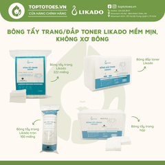 Bông tẩy trang/đắp toner Likado