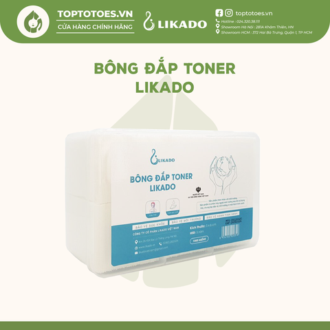 Bông tẩy trang/đắp toner Likado