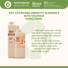 Sữa tắm Dicora Urban Fit Shower Gel