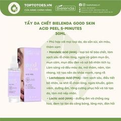 Tẩy da chết hoá học Bielenda Good Skin - Acid Peel 5-Minutes 30ml