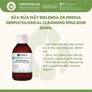 Sữa rửa mặt Bielenda Dr Medica Anti-Acne Dermatological 250ml