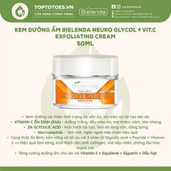 Kem dưỡng Bielenda Neuro Glycol + Vit.C Exfoliating 50ml