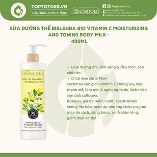 Dưỡng thể trắng da Bielenda Bio Vitamin C