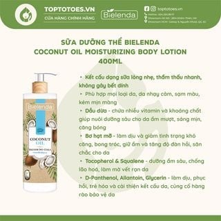 Dưỡng thể Bielenda Coconut Oil Moisturizing Body