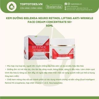 Kem dưỡng Bielenda Neuro Retinol 50ml