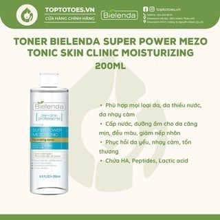 Toner Bielenda Super Power Mezo Skin Clinic Moisturizing/ Correcting