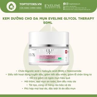 Kem dưỡng Eveline Glycol Therapy 7% 50ml