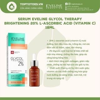 Serum Eveline Glycol Therapy Brightening 20% L-ascorbic Acid